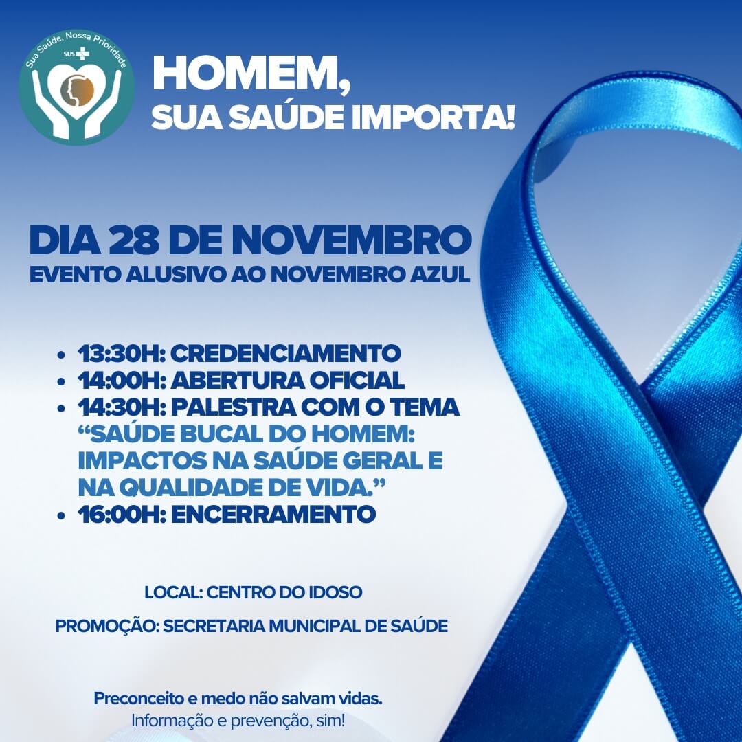 <p>NOVEMBRO AZUL</p>