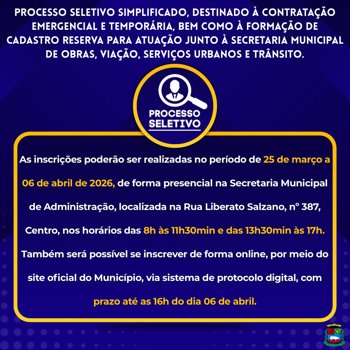 <p>Processo Seletivo Simplificado</p>