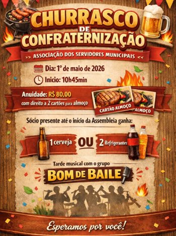 Churrasco de Confraterniza&ccedil;&atilde;o&nbsp;