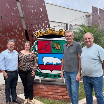 Visita do conterr&acirc;neo Jo&atilde;o Seibel