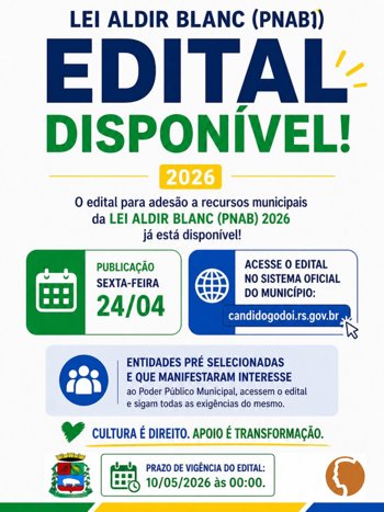 Aten&ccedil;&atilde;o, entidades culturais!