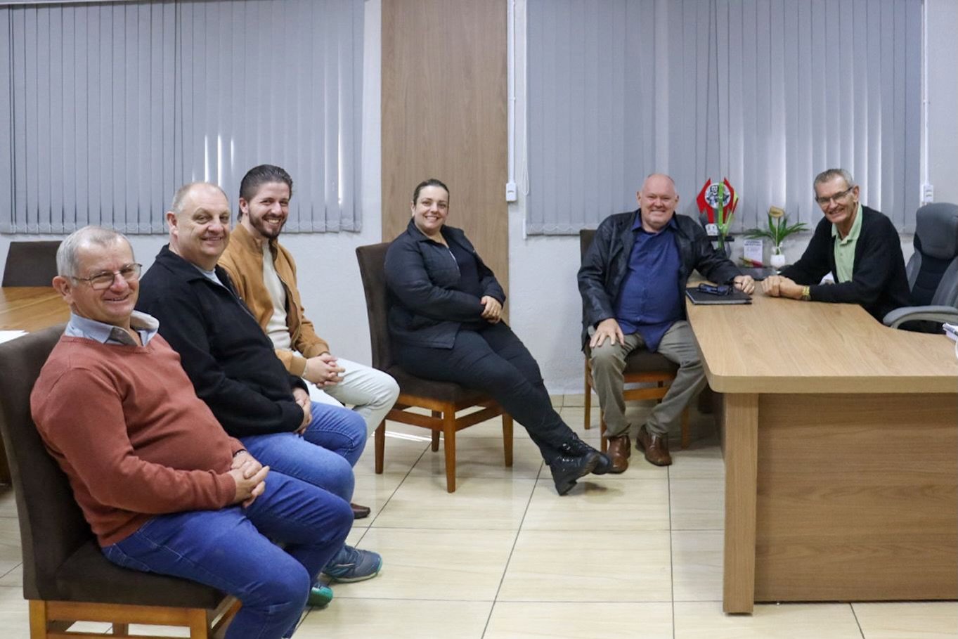 visita do assessor do Senador Luiz Carlos Heinze, o Sr. Edemar Sch&ouml;nwald.
