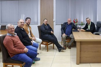 visita do assessor do Senador Luiz Carlos Heinze, o Sr. Edemar Sch&ouml;nwald.