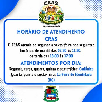 O CRAS est&aacute; com novidades no atendimento &agrave; popula&ccedil;&atilde;o.