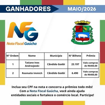Nota Fiscal Ga&uacute;cha - MAIO/2026