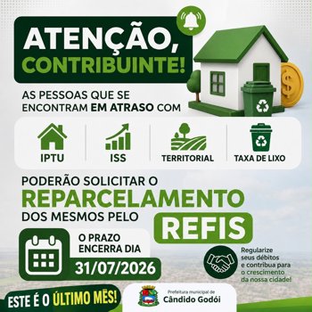 Aten&ccedil;&atilde;o, contribuinte! Este &eacute; o &uacute;ltimo m&ecirc;s para aproveitar o REFIS!