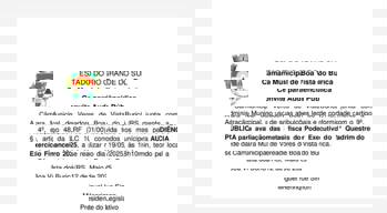 <p>AUDI&Ecirc;NCIA P&Uacute;BLICA&nbsp;</p>