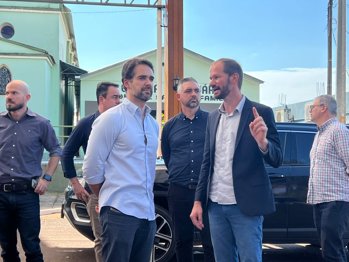Ubiretama recebe a visita do Governador Eduardo Leite