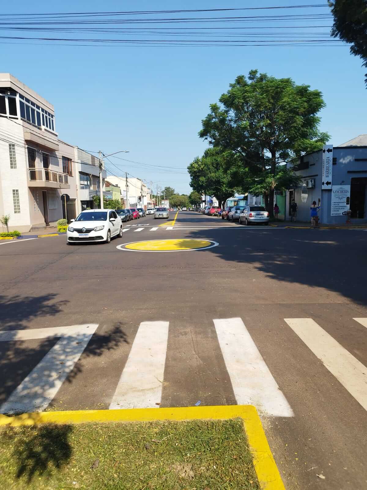 Implantada rótula no cruzamento da Bento Gonçalves com a Antunes