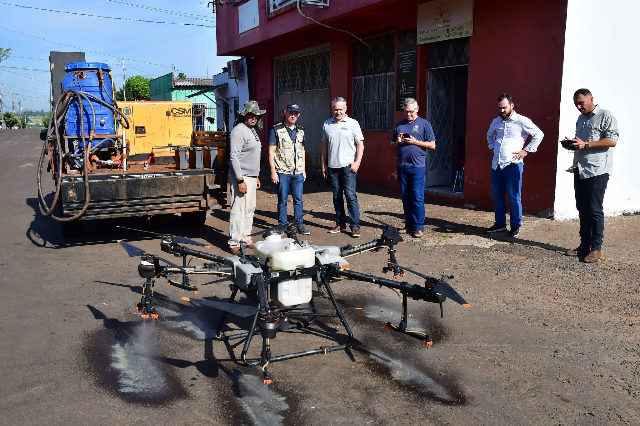 Vigilância Ambiental realizará pulverizações com drone neste fim de semana
