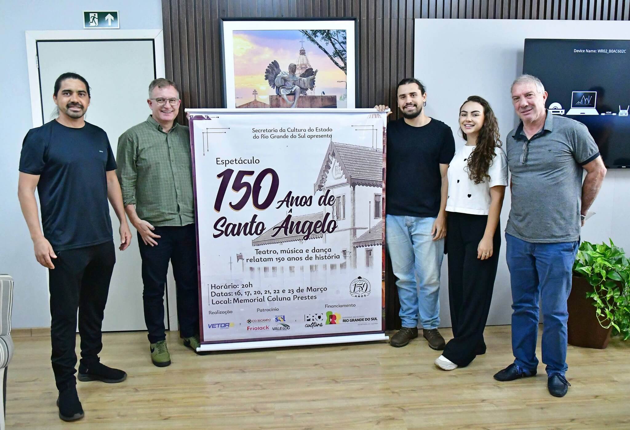 Estreia do Espetáculo 150 Anos de Santo Ângelo será neste sábado