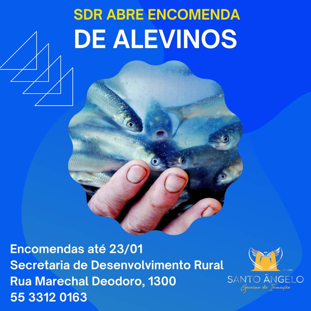 Encomenda de alevinos