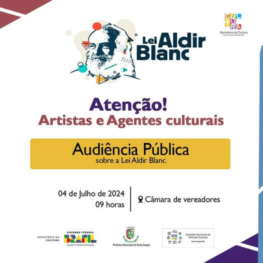 Audiência pública debate projetos da Lei Aldir Blanc
