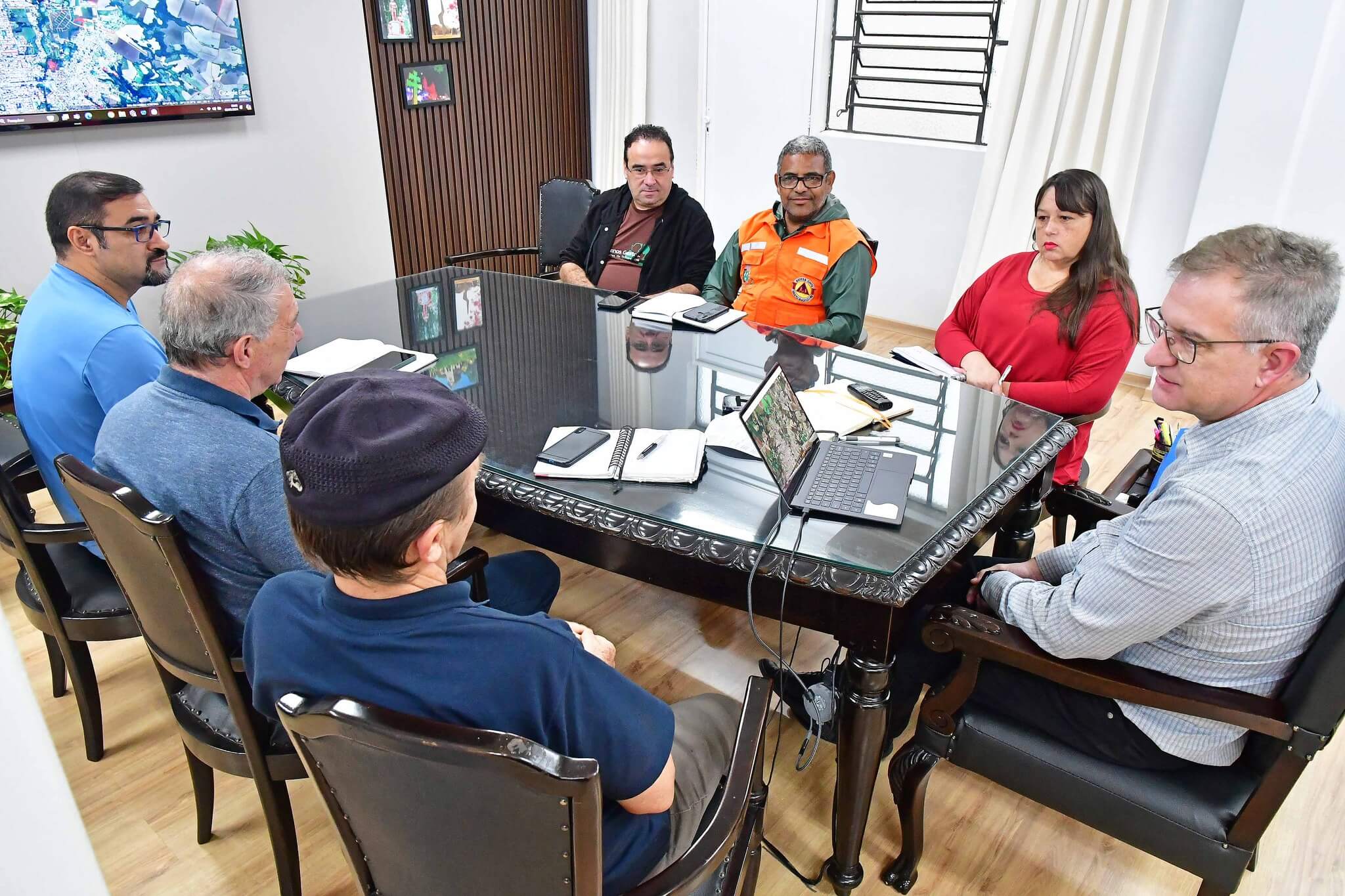 Gabinete acompanha situação da chuva e reforça prevenção