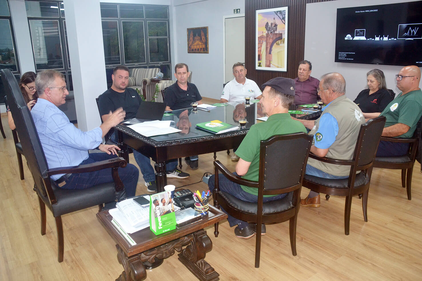 Parceria subsidia expositores