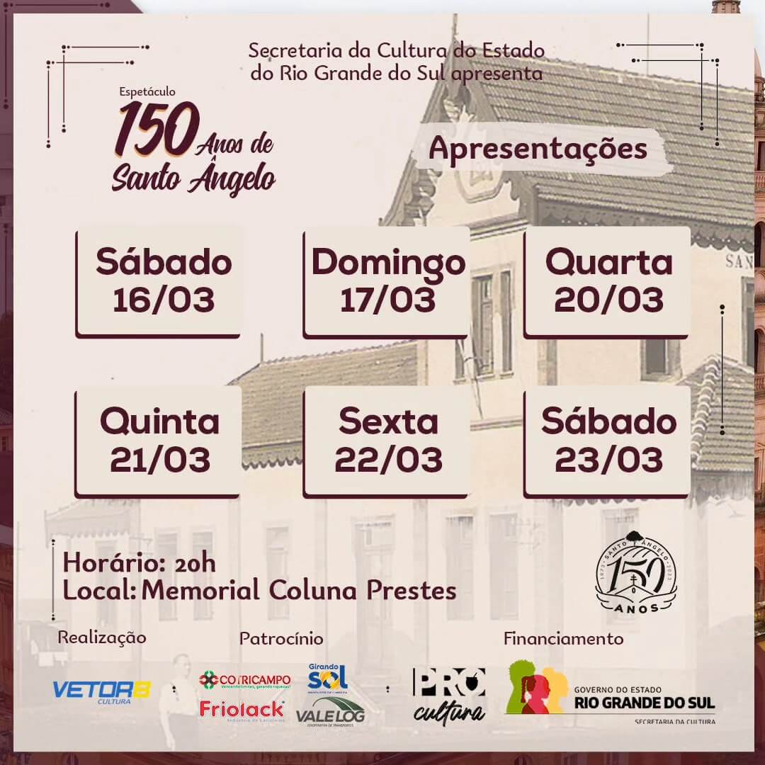 Espetáculo 150 Anos