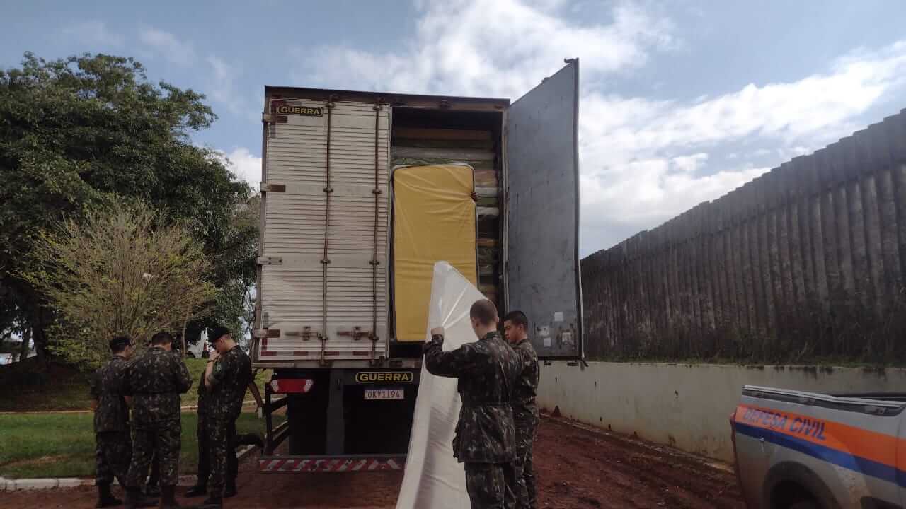 Carga de donativos enviada a Lajeado