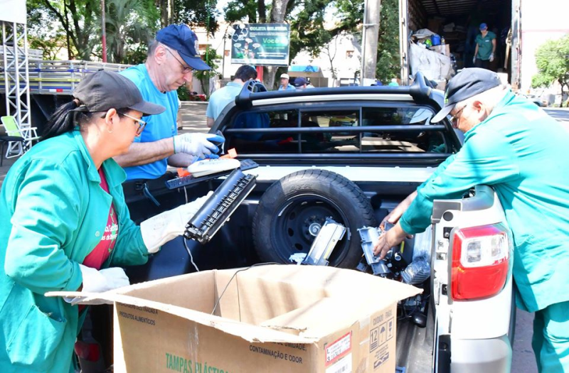 Campanha recolhe 32 toneladas de lixo eletrônico