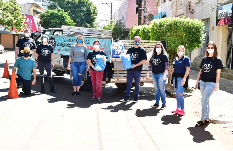 Drive-Thru "ZISSAN Mãos Solidárias" recebe dezenas de doações