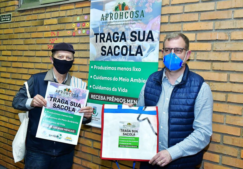 Agricultores familiares propõem uso de sacolas retornáveis