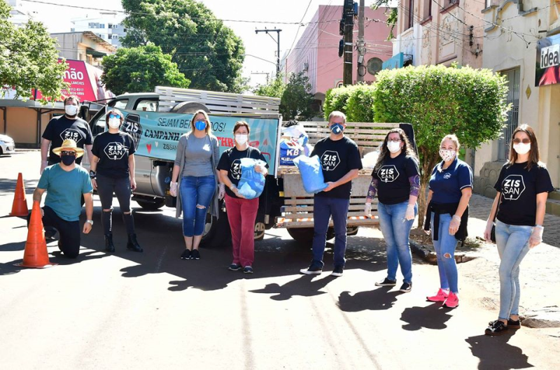 ZISSAN Mãos Solidárias arrecadou mais de 300 quilos de alimentos