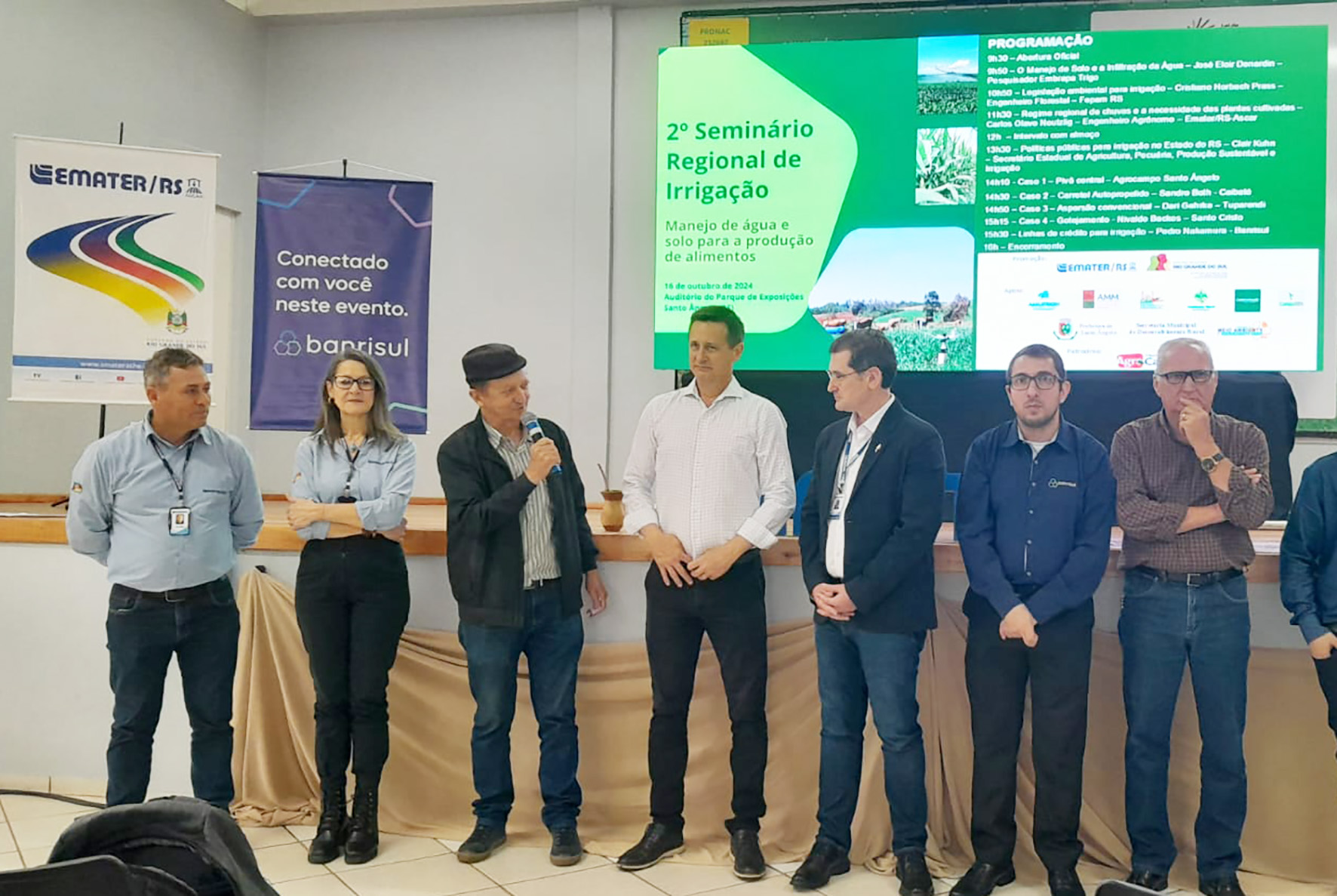 Seminário destaca irrigação como fundamental para adaptação climática