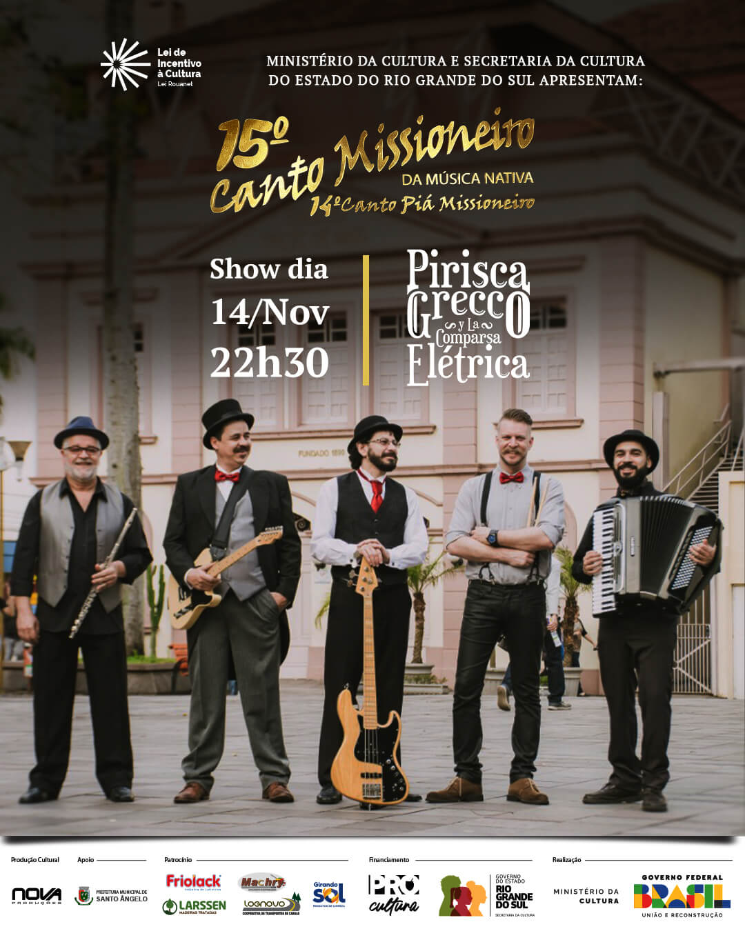 Vem aí, o 15º Canto Missioneiro da Música Nativa