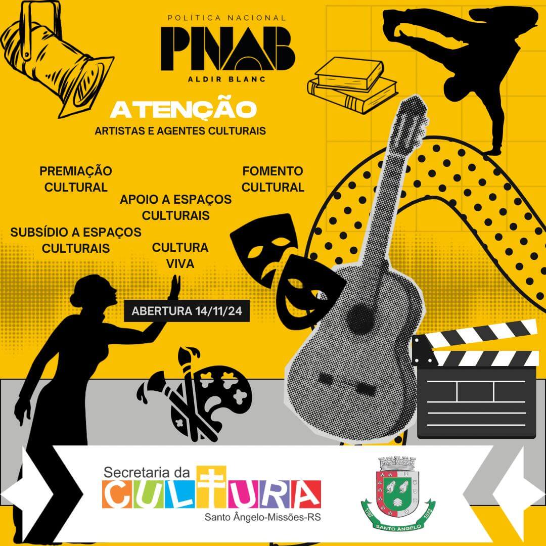 Projetos da Lei Aldir Blanc podem ser inscritos até a próxima terça-feira