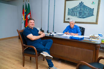 <p>Prefeitura de Santo &Acirc;ngelo e Federasul fortalecem parcerias para gera&ccedil;&atilde;o de empregos</p>