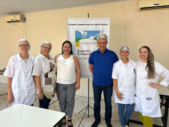<p>Cozinha Comunit&aacute;ria de Santo &Acirc;ngelo oferece refei&ccedil;&otilde;es saud&aacute;veis para popula&ccedil;&atilde;o em vulnerabilidade social</p>