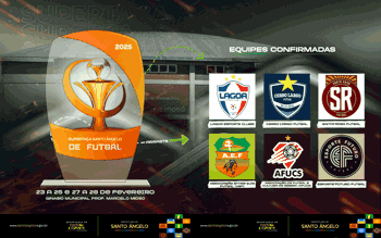 <p>Jogos da Superta&ccedil;a Santo &Acirc;ngelo de Futsal iniciam domingo</p>