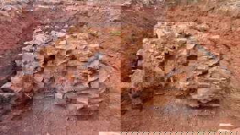 <p>Estrutura arqueol&oacute;gica do s&eacute;culo 18 &eacute; descoberta no centro de Santo &Acirc;ngelo</p>