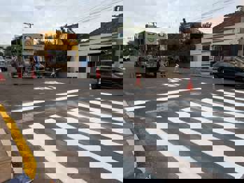 <p>Prefeitura revitaliza sinaliza&ccedil;&atilde;o vi&aacute;ria em um dos principais pontos de acidentes de tr&acirc;nsito de Santo &Acirc;ngelo</p>
