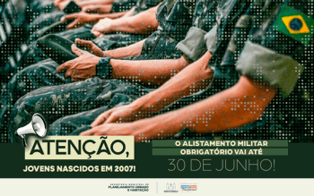 <p>Jovens nascidos em 2007 devem realizar alistamento militar at&eacute; 30 de junho</p>