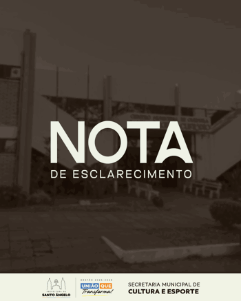 <p>NOTA DE ESCLARECIMENTO</p>