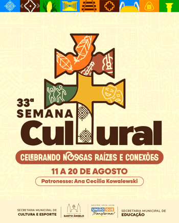 <p>Santo &Acirc;ngelo promove 33&ordf; Semana Cultural de 11 a 20 de agosto</p>
