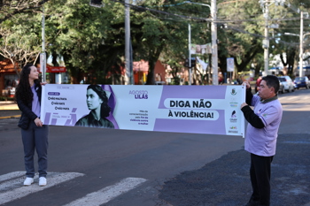 <p>Blitz Lil&aacute;s inicia programa&ccedil;&atilde;o do m&ecirc;s de conscientiza&ccedil;&atilde;o pelo fim da viol&ecirc;ncia contra a mulher</p>