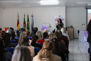 <p>2&ordf; Confer&ecirc;ncia Municipal de Pol&iacute;ticas para as Mulheres re&uacute;ne mais de 130 participantes em Santo &Acirc;ngelo</p>