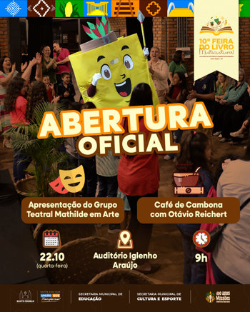 <p>Leitura, cultura e hist&oacute;ria: 10&ordf; Feira do Livro de Santo &Acirc;ngelo inicia amanh&atilde; (22)</p>