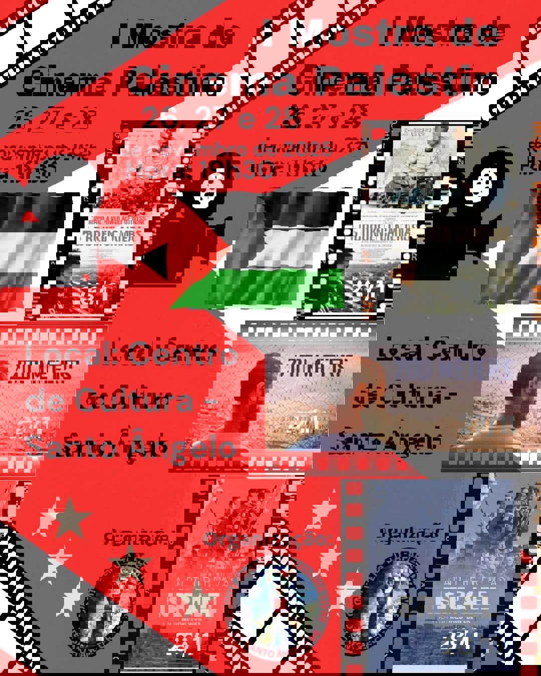 <p>Centro Municipal de Cultura recebe 1&ordf; Mostra de Cinema Palestino</p>