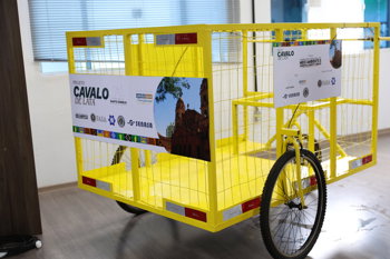 <p>Prefeitura lan&ccedil;a prot&oacute;tipo do Cavalo de Lata como alternativa para o fim da tra&ccedil;&atilde;o animal em Santo &Acirc;ngelo</p>