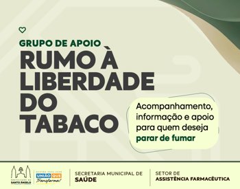 <span style="font-size: 10pt;">Grupo de Apoio Rumo &agrave; Liberdade do Tabaco oferece acompanhamento para quem deseja parar de fumar</span>