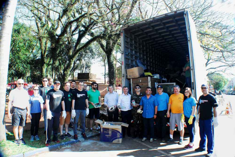 Coletadas 25 toneladas de lixo eletrônico