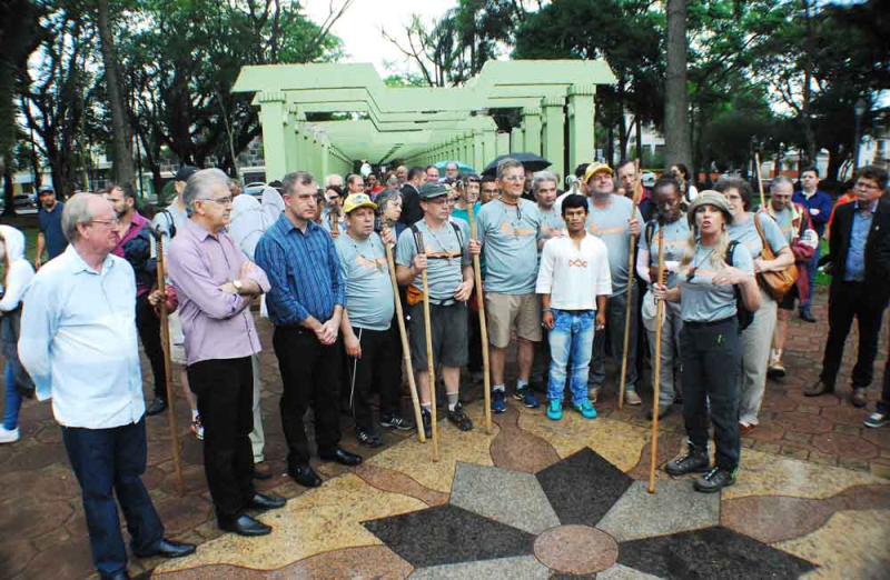 Peregrinos são recebidos com honras em Santo Ângelo