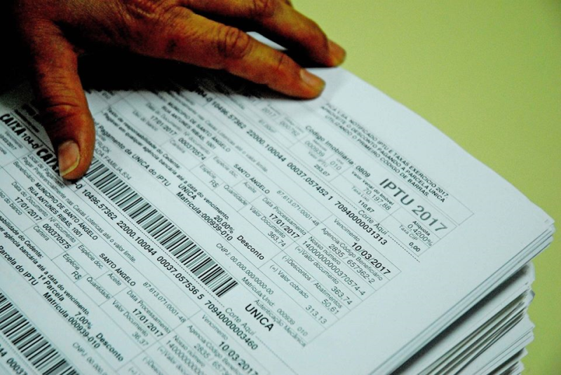 Carnês do IPTU serão distribuídos a partir de fevereiro