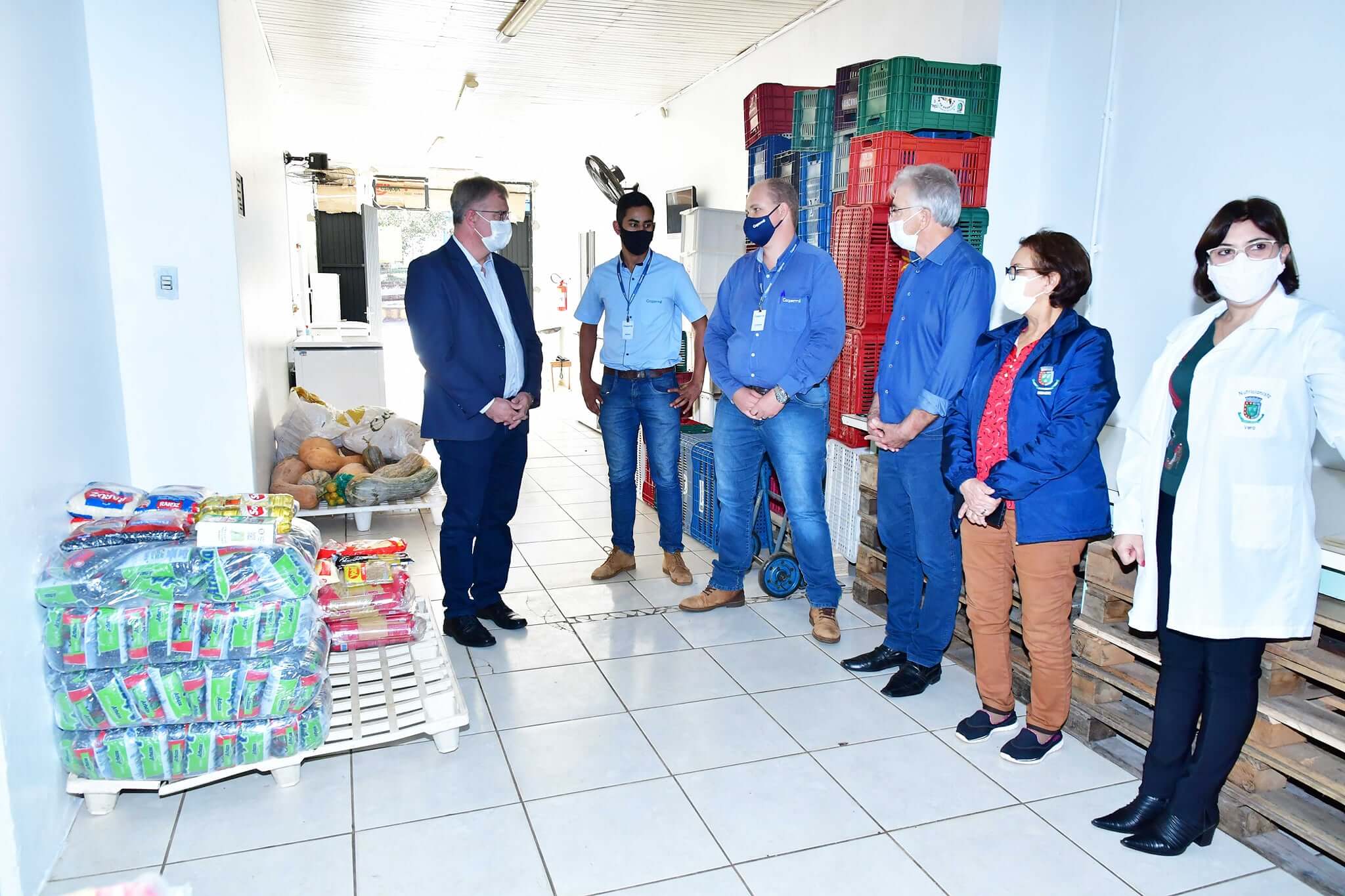 Coopermil repassa alimentos à Secretaria de Desenvolvimento Social