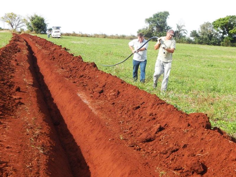 SEMAGRI constrói 14 quilômetros de rede de água no Rincão dos Moscon