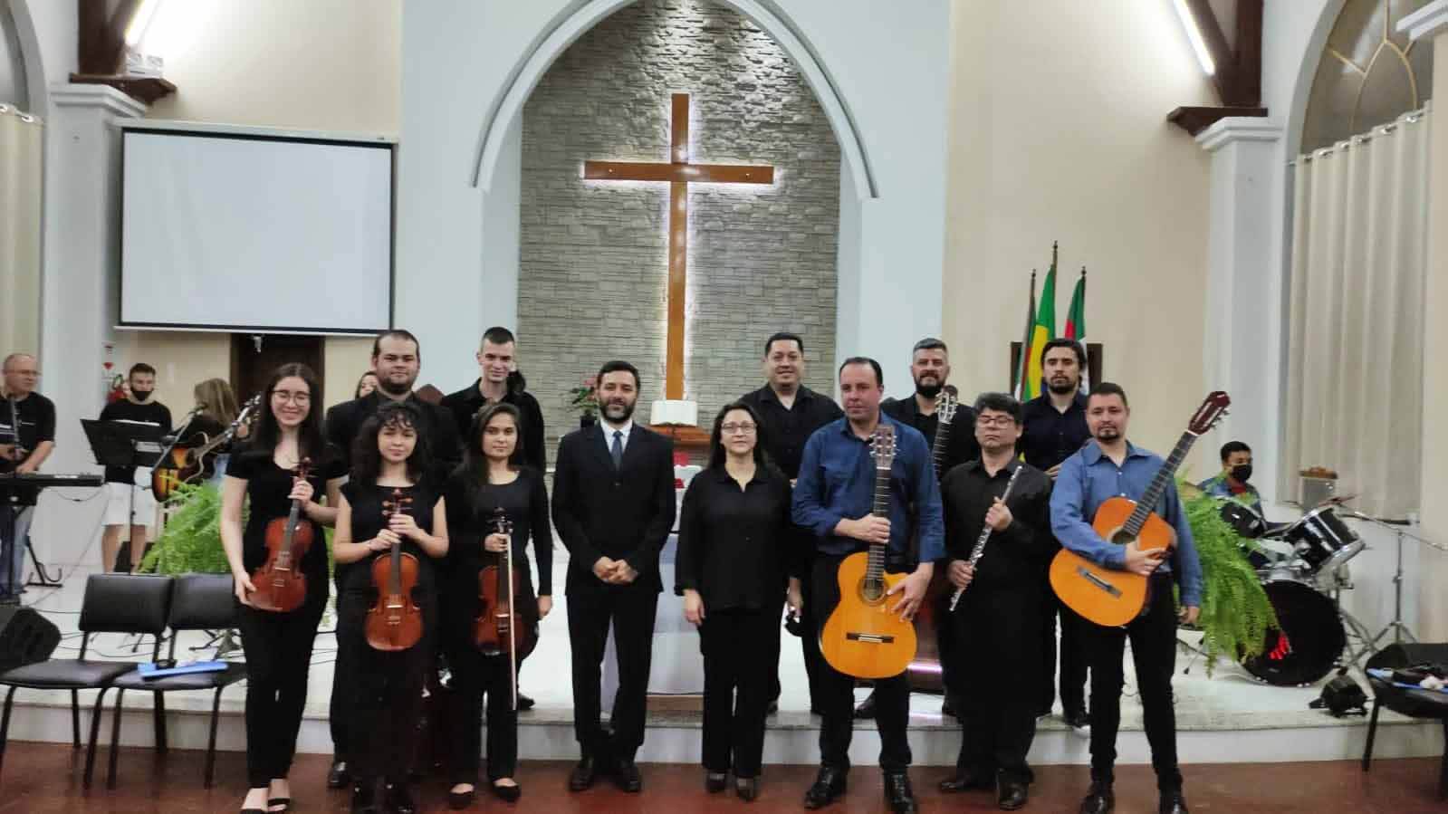 Orquestra San Angel Custódio se apresenta nos 99 anos da Igreja Metodista