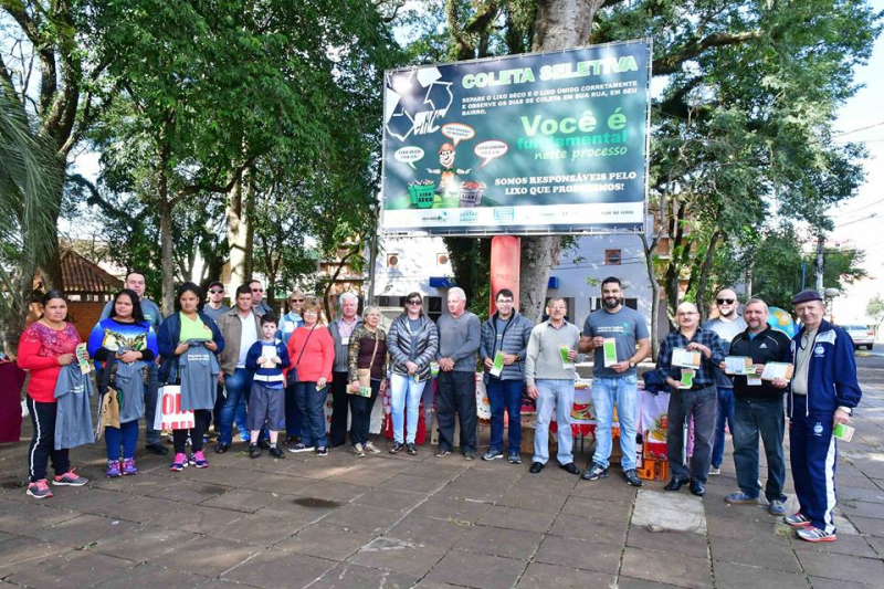 Conscientização sobre coleta seletiva terá caráter permanente