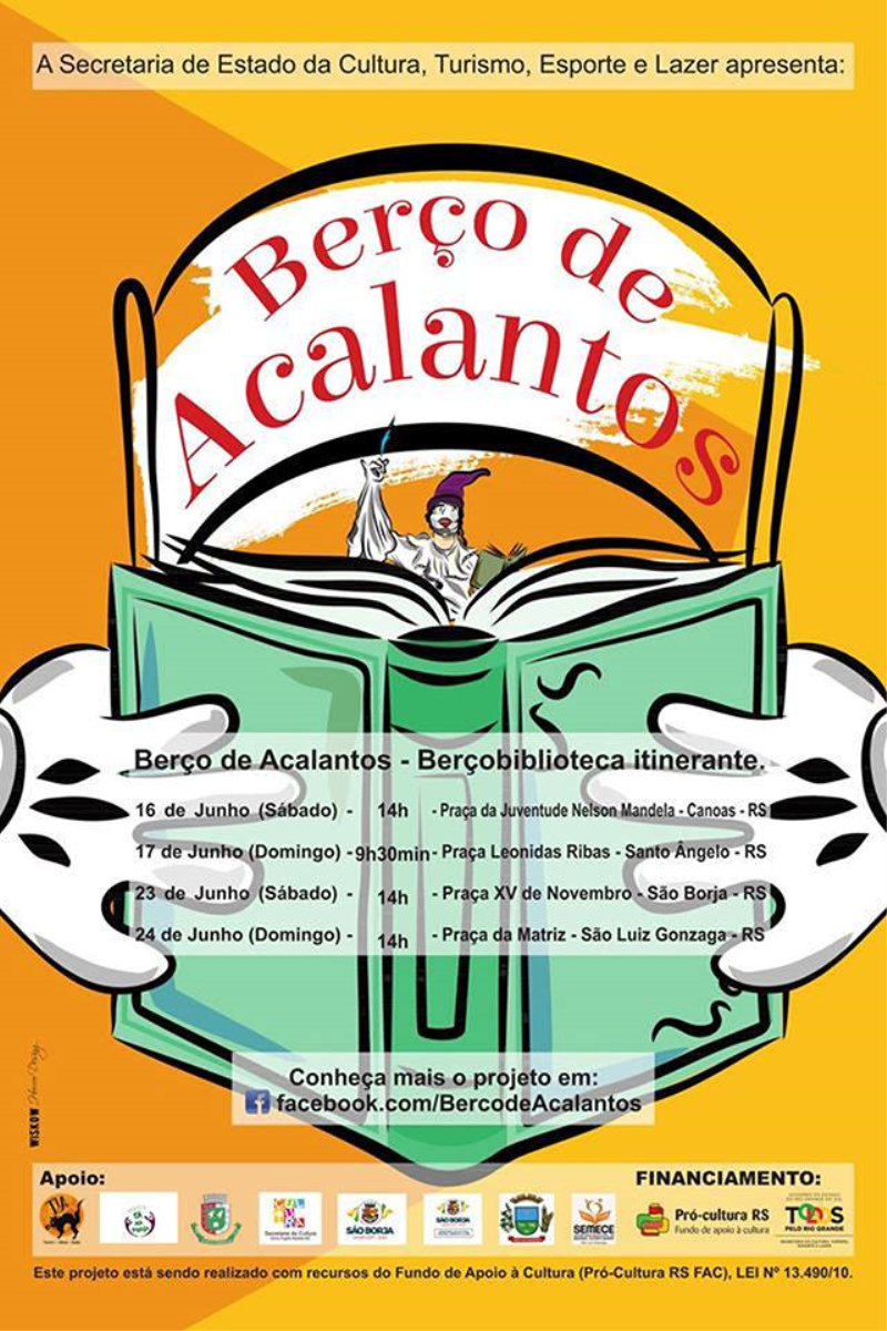 Projeto ‘Berço de Acalantos' chega a Santo Ângelo próximo domingo, 17